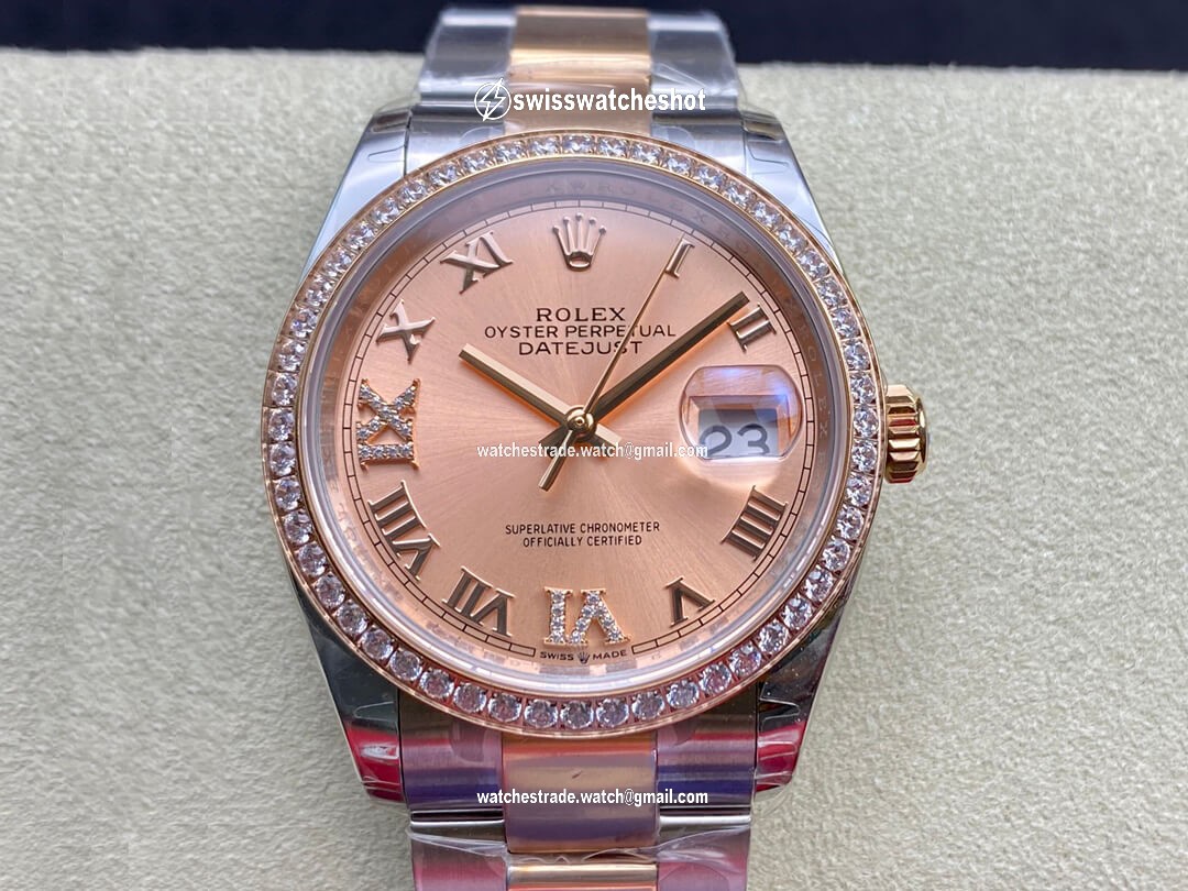 Rolex Datejust M126281RBR-0016 EW Factory Rose Gold Rolex Datejust M126281RBR-0016 EW Factory Rose Gold