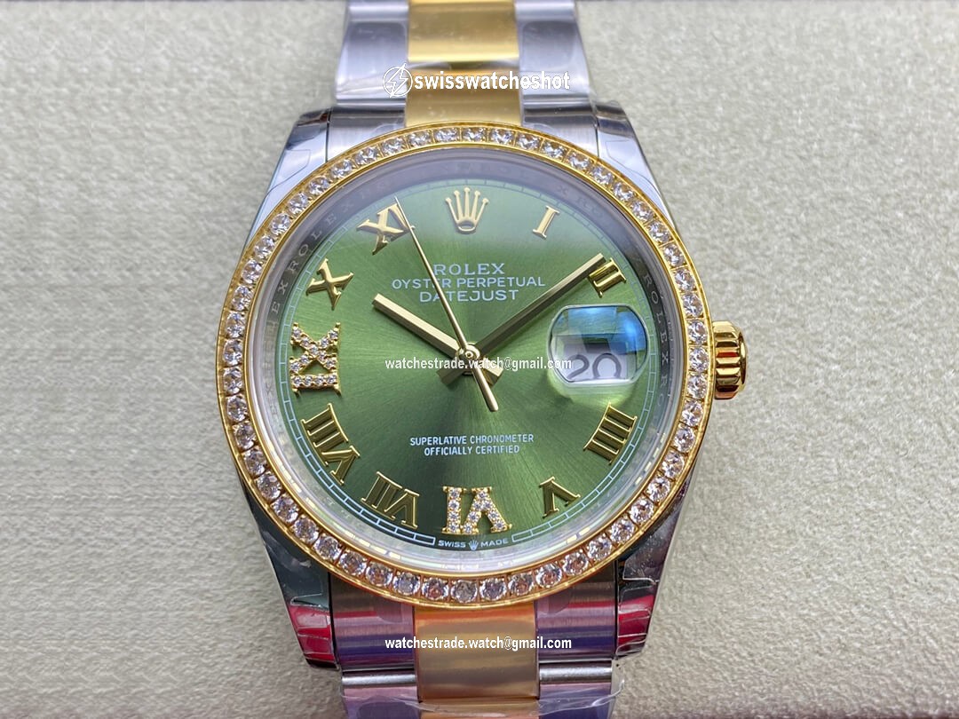 Rolex Datejust M126283RBR-0012 EW Factory Diamond-set Bezel Rolex Datejust M126283RBR-0012 EW Factory Diamond-set Bezel
