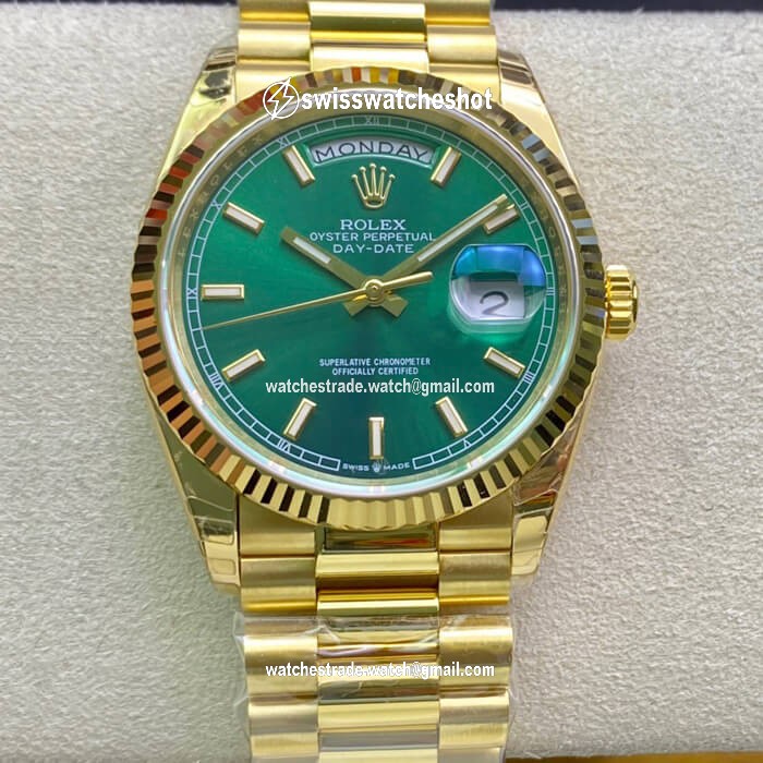 Rolex Day Date 118238 EW Factory Green Dial Rolex Day Date 118238 EW Factory Green Dial