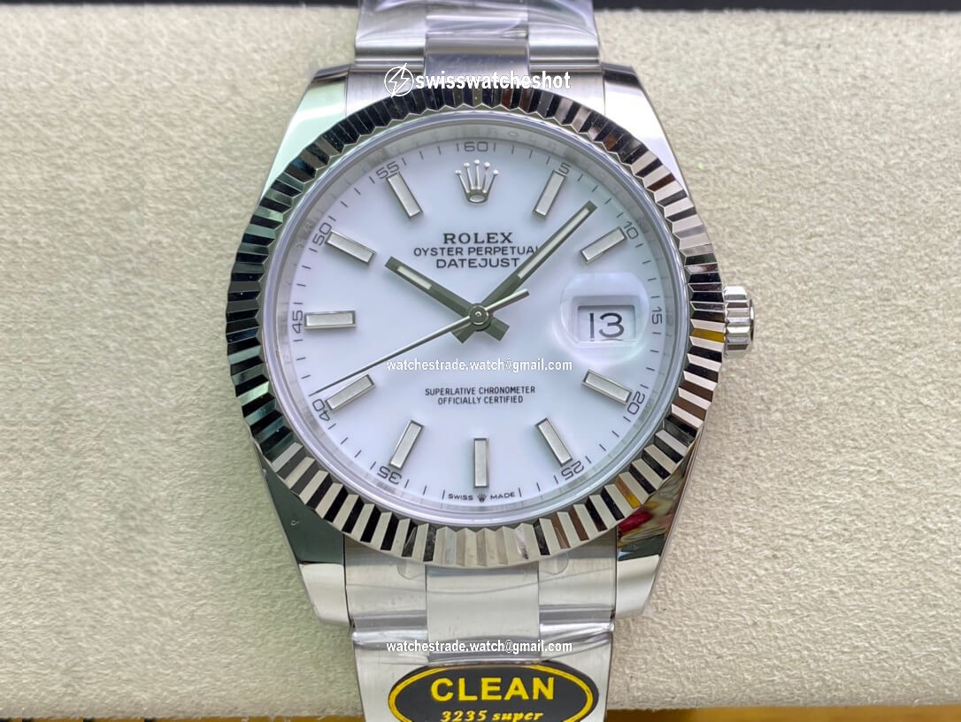 Rolex Datejust M126334-0009 Clean Factory White Dial Rolex Datejust M126334-0009 Clean Factory White Dial