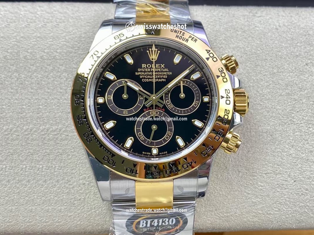 Rolex Daytona M116503-0004 BT Factory Yellow Gold Black Dial Rolex Daytona M116503-0004 BT Factory Yellow Gold Black Dial