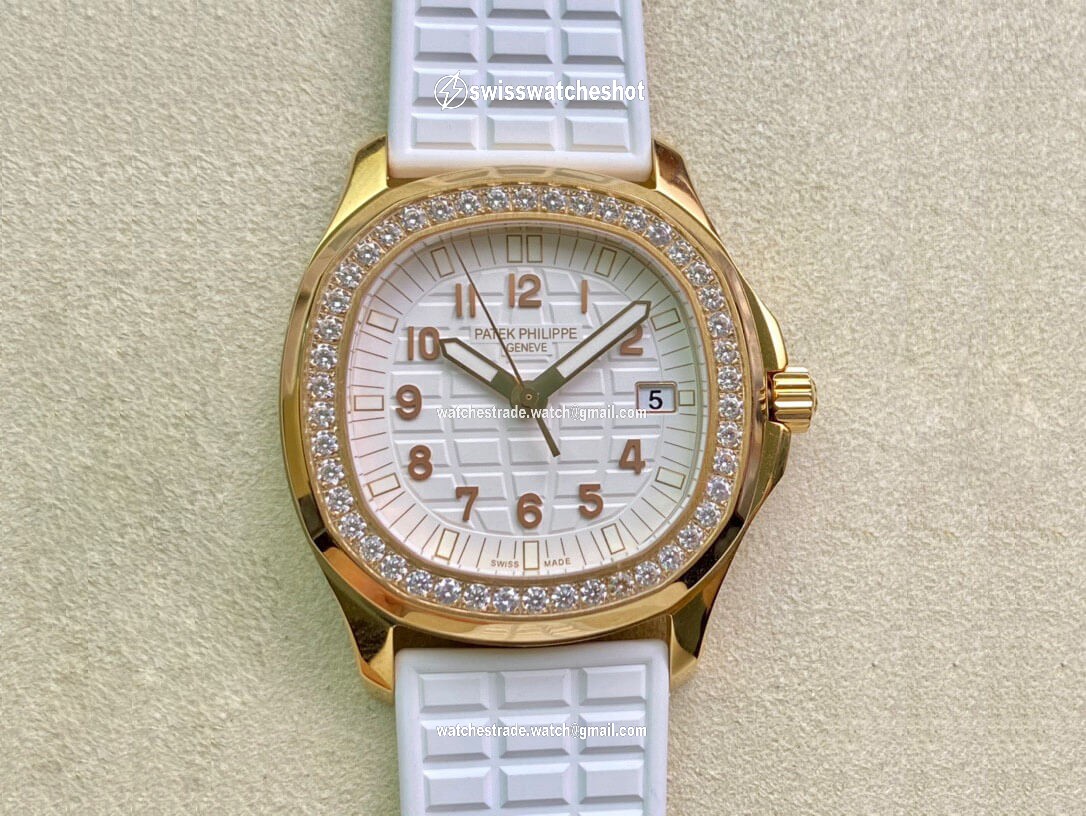 Patek Philippe Aquanaut 5067A Quartz Ladies PPF Factory Yellow Gold Diamond-set Bezel Patek Philippe Aquanaut 5067A Quartz Ladies PPF Factory Yellow Gold Diamond-set Bezel