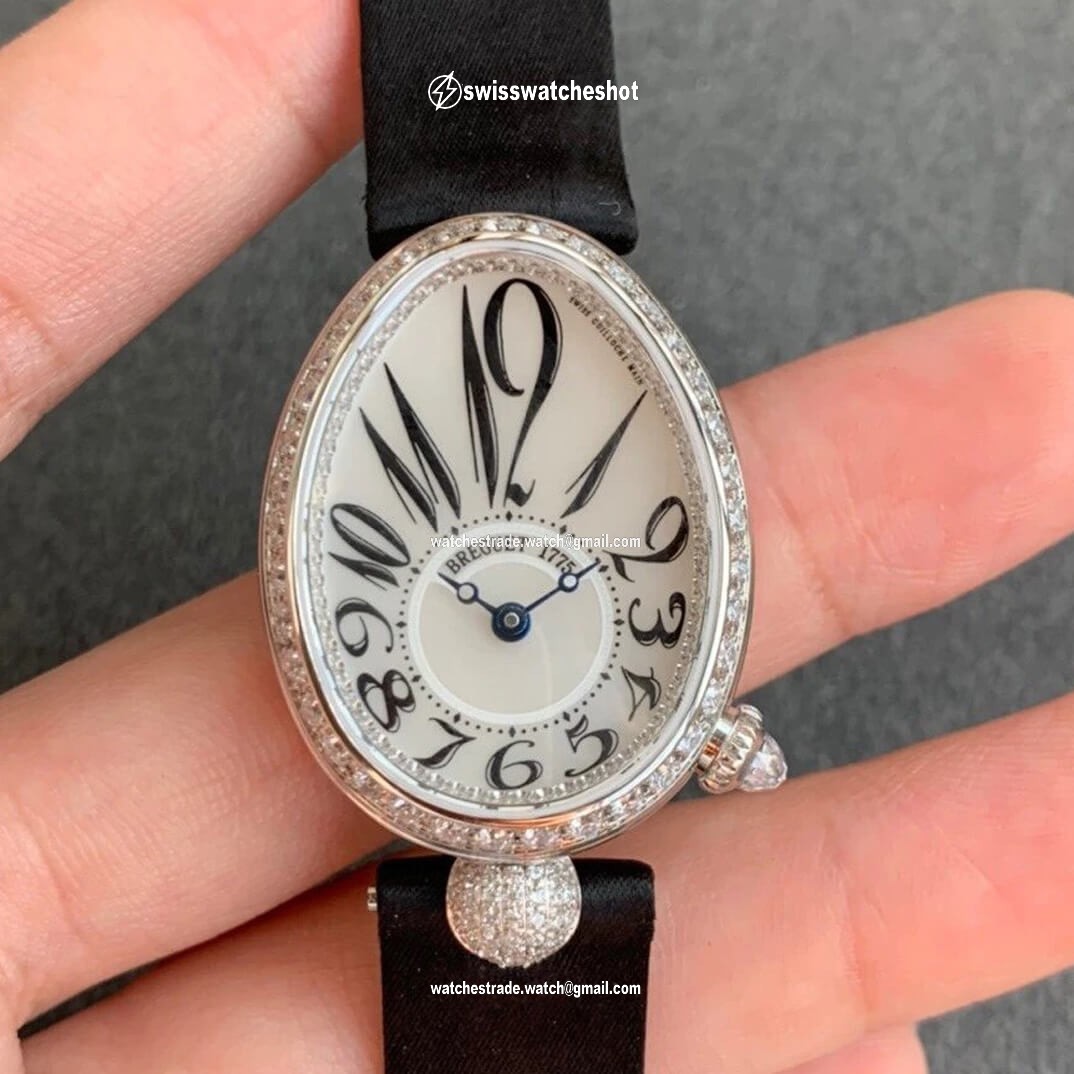 Breguet Reine De Naples 8928BB/5W/944/DD0D3L ZF Factory Diamond-set Bezel Breguet Reine De Naples 8928BB/5W/944/DD0D3L ZF Factory Diamond-set Bezel