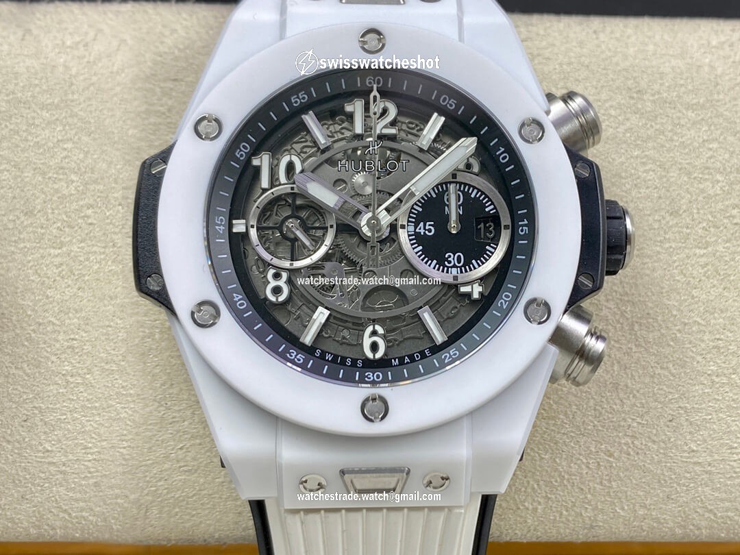 Hublot BIG BANG Unico 421.HX.1170.RX ZF Factory White Ceramic Case Hublot BIG BANG Unico 421.HX.1170.RX ZF Factory White Ceramic Case