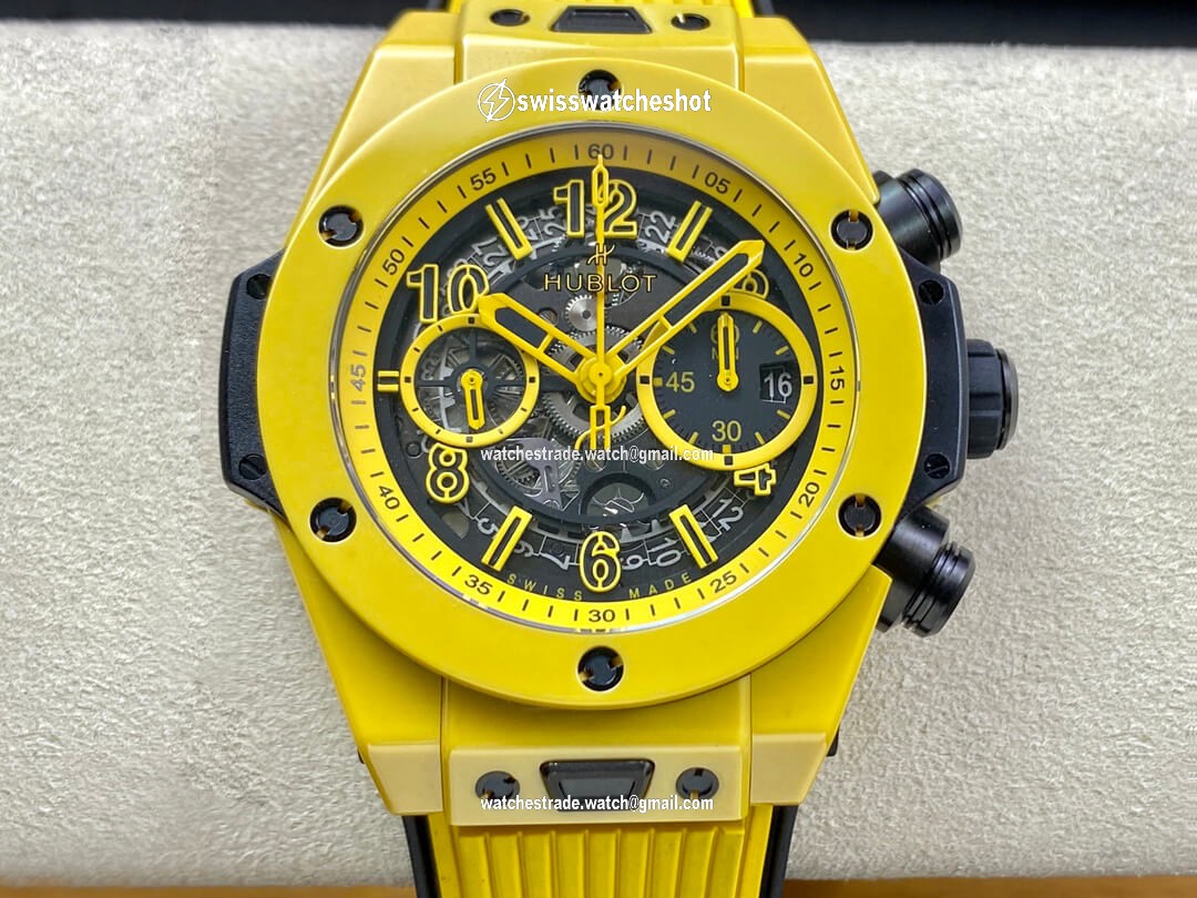 Hublot BIG BANG Unico 441.CY.471Y.RX ZF Factory Yellow Ceramic Hublot BIG BANG Unico 441.CY.471Y.RX ZF Factory Yellow Ceramic