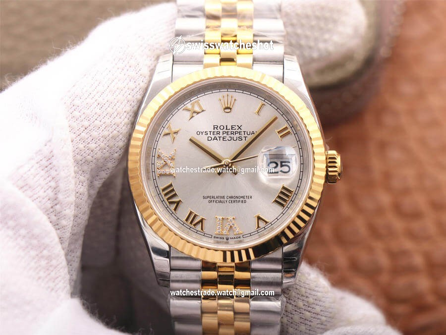 Rolex Datejust M126233-0031 EW Factory Yellow Gold Diamond Dial Rolex Datejust M126233-0031 EW Factory Yellow Gold Diamond Dial