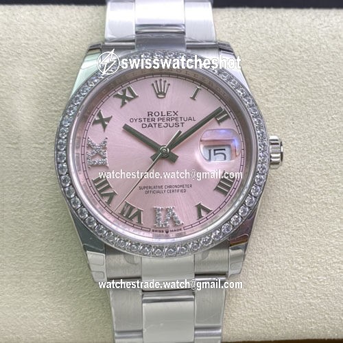 Rolex Datejust M126284RBR-0024 EW Factory Diamond-set Dial Rolex Datejust M126284RBR-0024 EW Factory Diamond-set Dial