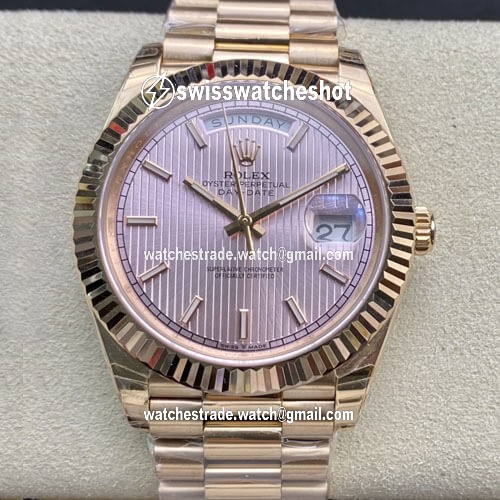 Rolex Day Date M228235-0005 EW Factory Rose Gold Rolex Day Date M228235-0005 EW Factory Rose Gold