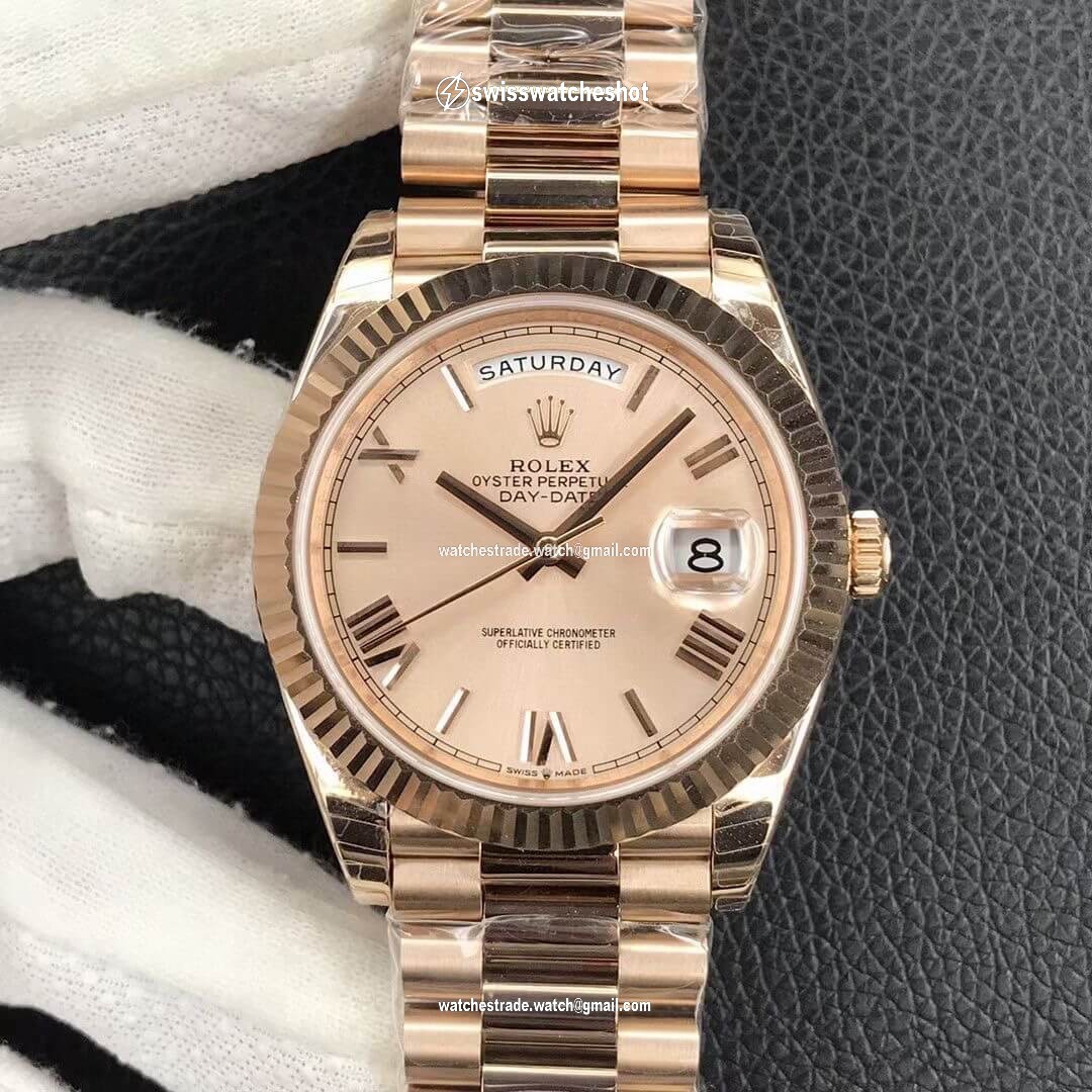 Rolex Day-Date M228238-0006 EW Factory Rose Gold Rolex Day-Date M228238-0006 EW Factory Rose Gold