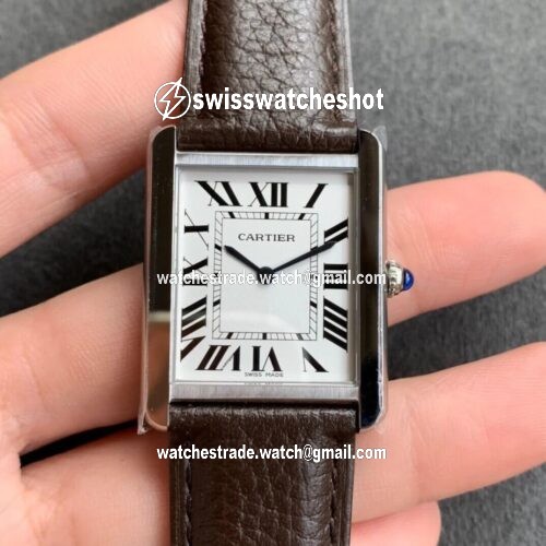 Cartier Tank WSTA0030 K11 Factory White Dial Cartier Tank WSTA0030 K11 Factory White Dial