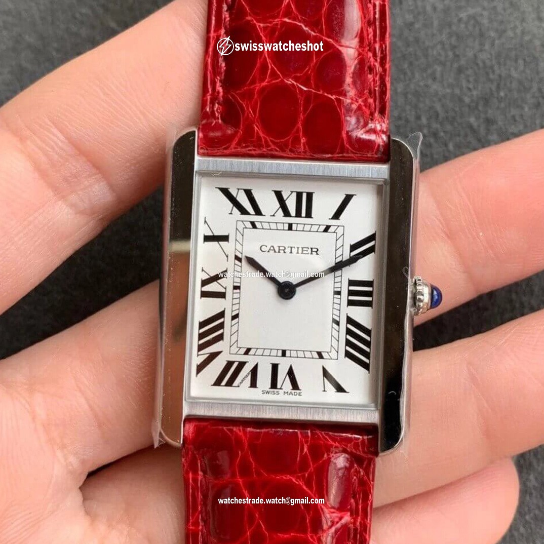 Cartier Tank W5200005 K11 Factory White Dial Cartier Tank W5200005 K11 Factory White Dial