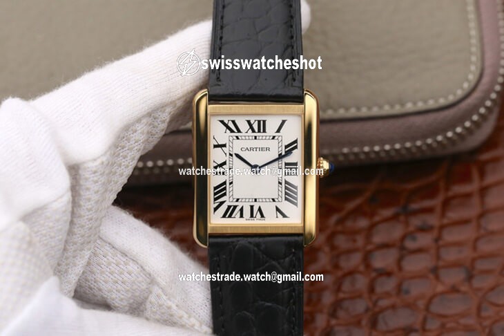 Cartier Tank W5200002 K11 Factory White Dial Cartier Tank W5200002 K11 Factory White Dial