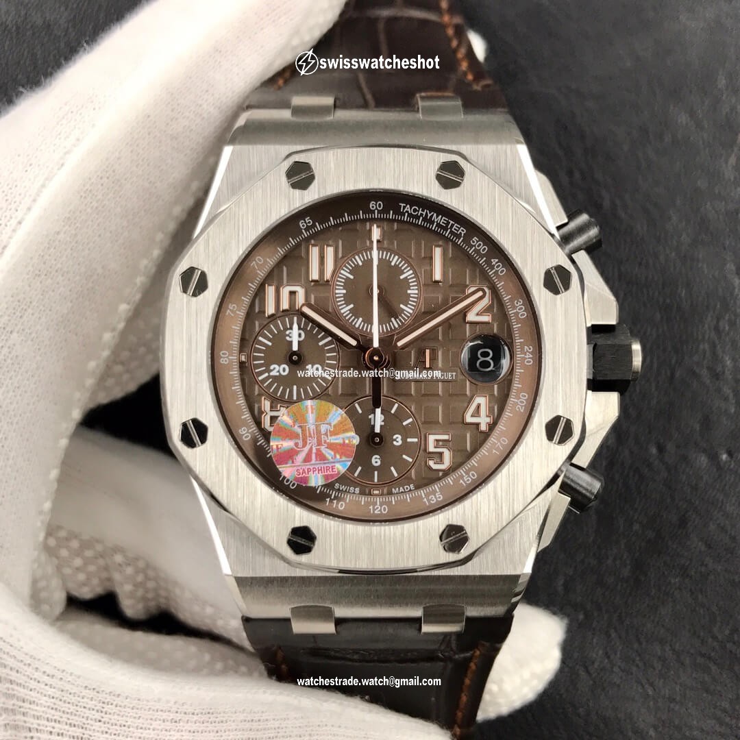 Audemars Piguet Royal Oak Offshore 26470ST.OO.A820CR.01 JF Factory Brown Dial Audemars Piguet Royal Oak Offshore 26470ST.OO.A820CR.01 JF Factory Brown Dial