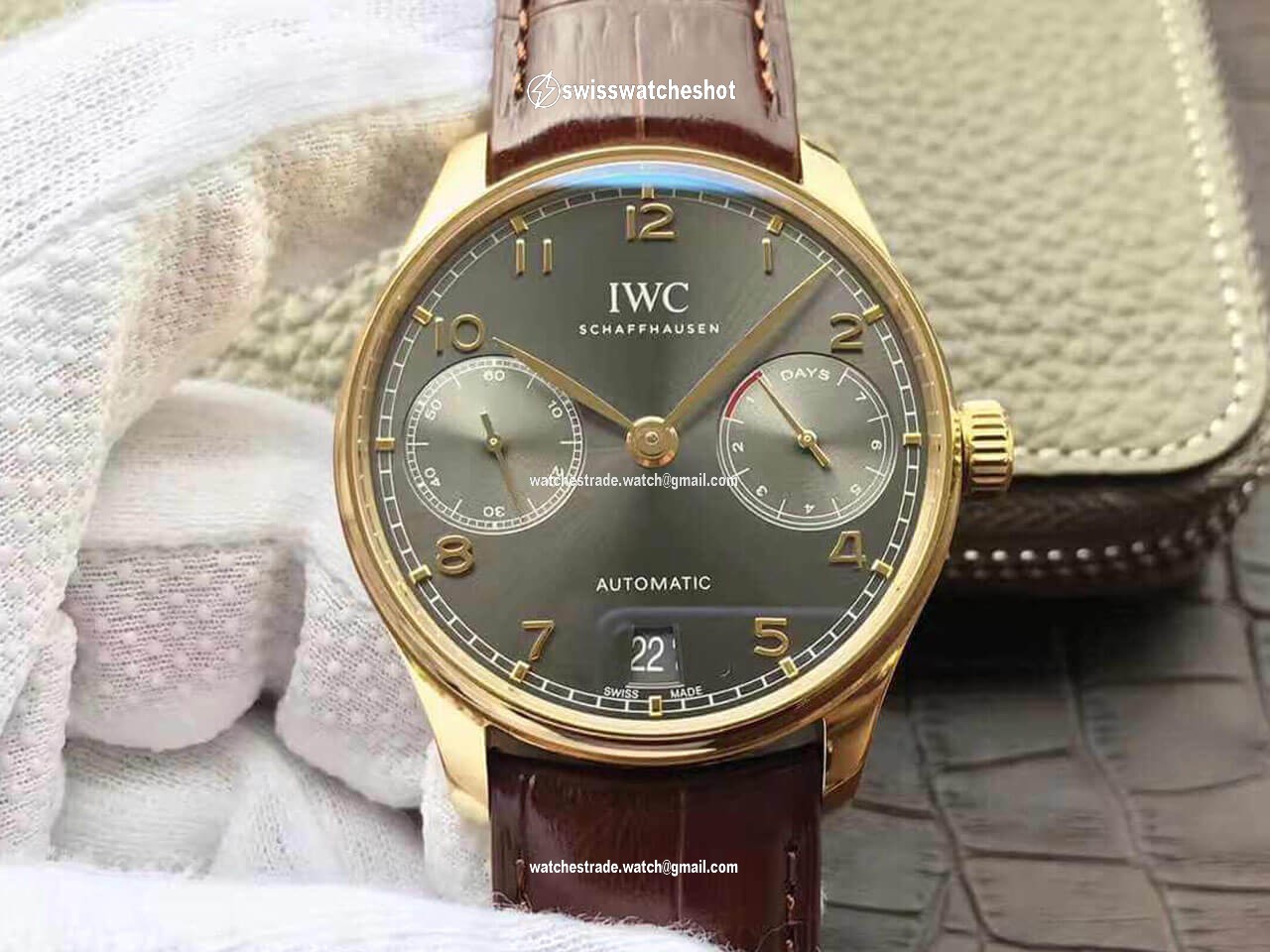 IWC Portugieser IW500101 ZF Factory Yellow Gold Case IWC Portugieser IW500101 ZF Factory Yellow Gold Case