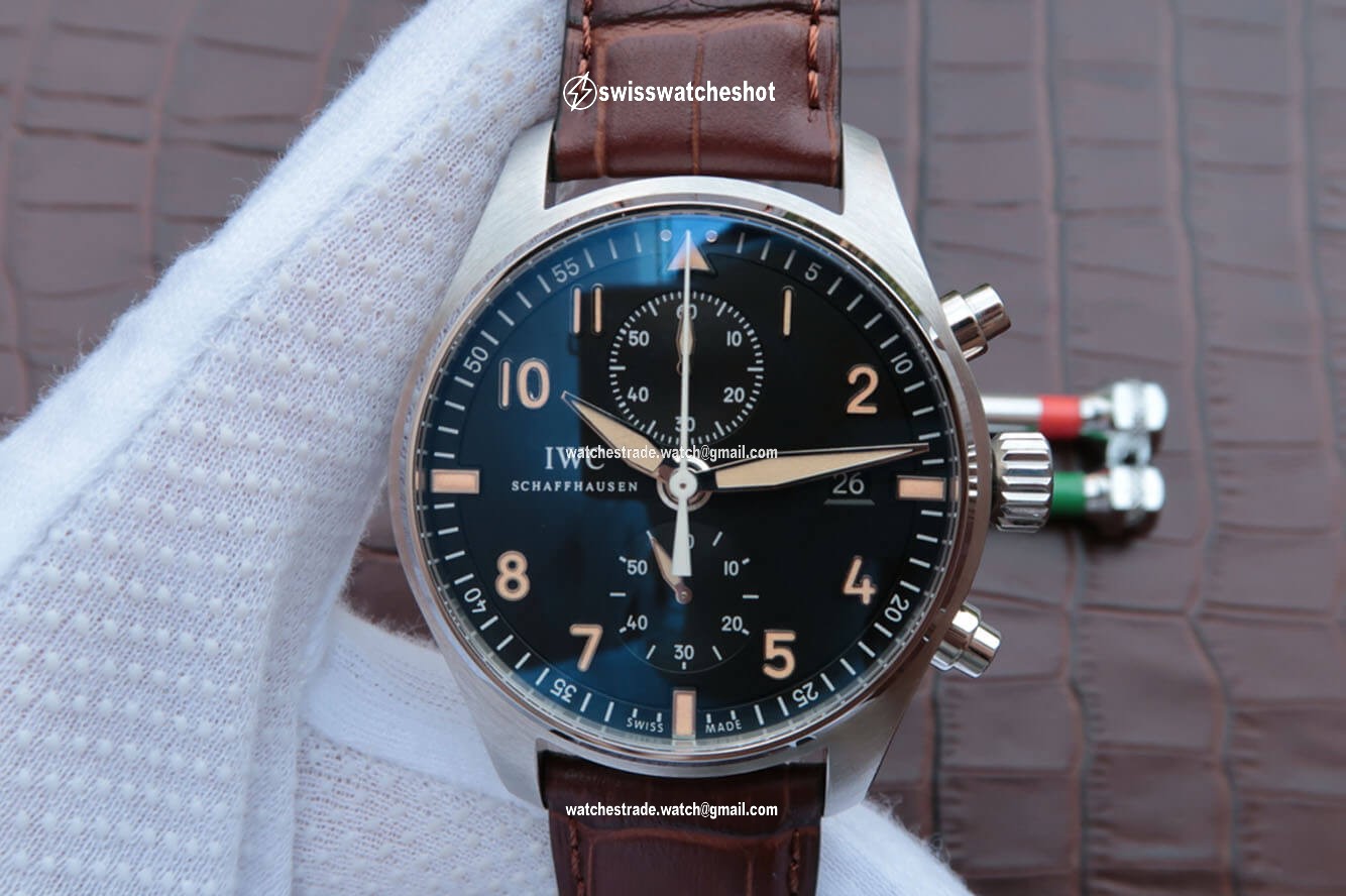 IWC Pilot IW387808 ZF Factory Stainless Steel IWC Pilot IW387808 ZF Factory Stainless Steel