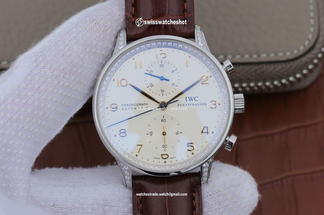 IWC Portugieser IW371440 ZF Factory V2 Stainless Steel Diamond IWC Portugieser IW371440 ZF Factory V2 Stainless Steel Diamond
