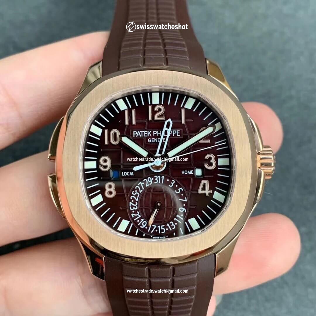 Patek Philippe Aquanaut 5164R-001 GR Factory Rose Gold Brown Dial Patek Philippe Aquanaut 5164R-001 GR Factory Rose Gold Brown Dial