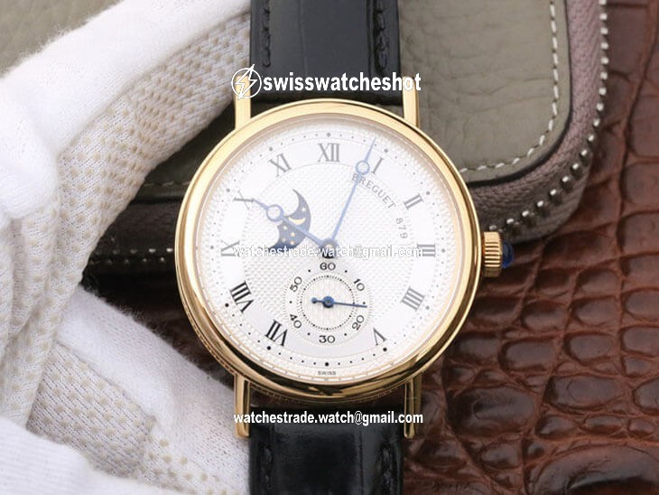 Breguet Classique Moonphase 4396 Yellow Gold White Dial Breguet Classique Moonphase 4396 Yellow Gold White Dial