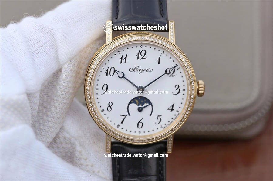 Breguet Classique Moonphase 9087BB/29/964 TW Factory Yellow Gold White Dial Breguet Classique Moonphase 9087BB/29/964 TW Factory Yellow Gold White Dial
