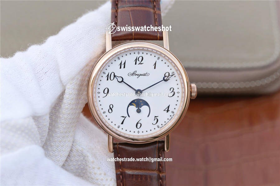 Breguet Classique Moonphase 9087BB TW Factory Rose Gold White Dial Breguet Classique Moonphase 9087BB TW Factory Rose Gold White Dial