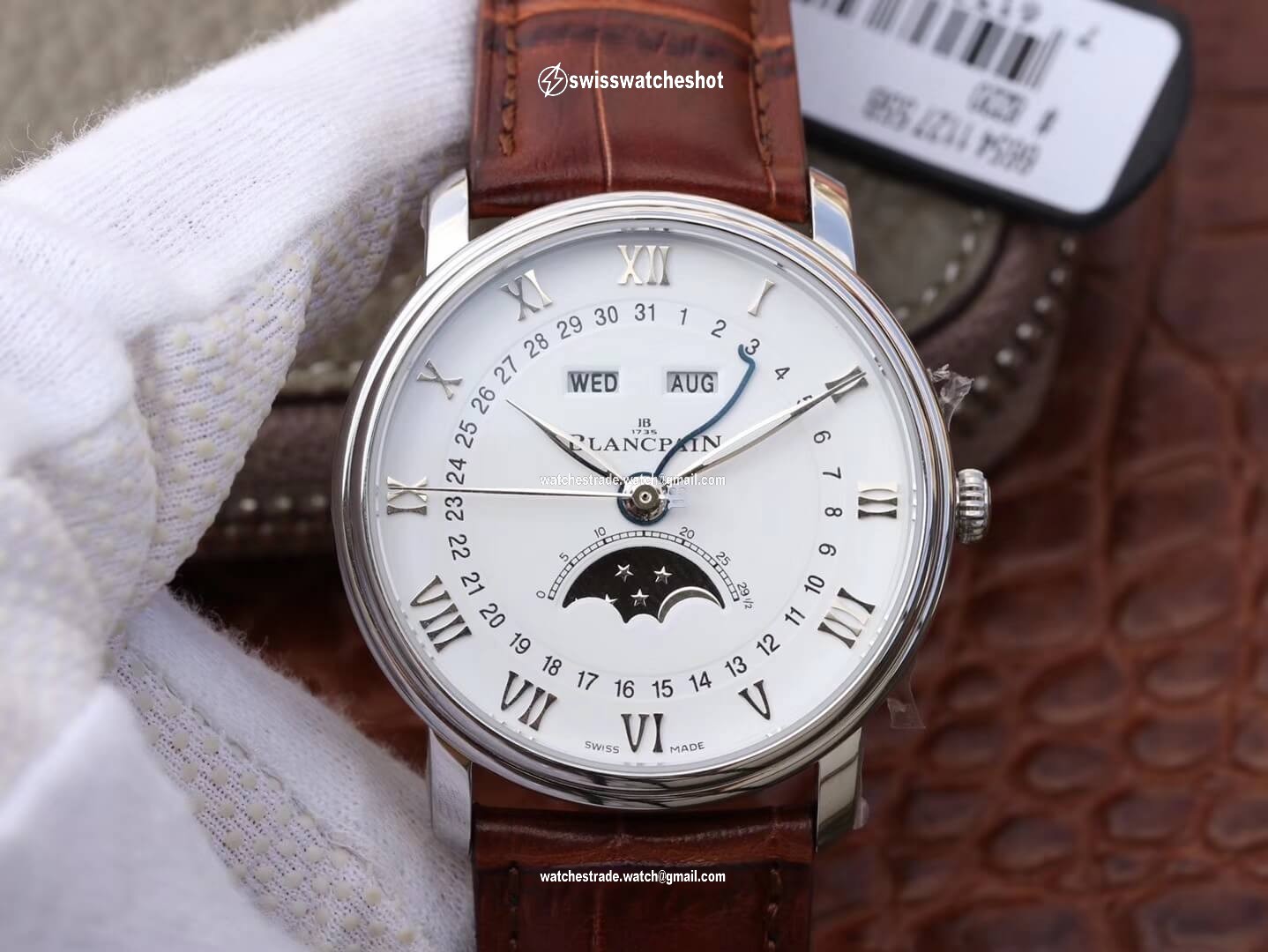 Blancpain Villeret 6654 OM Factory V2 White Dial Blancpain Villeret 6654 OM Factory V2 White Dial