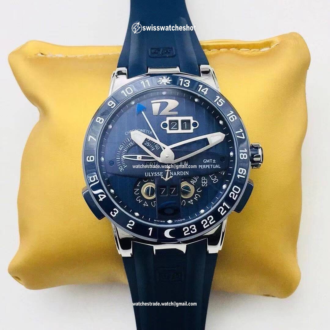 Ulysse Nardin El Toro 320-00/BQ TW Factory Ceramics Blue Dial Ulysse Nardin El Toro 320-00/BQ TW Factory Ceramics Blue Dial