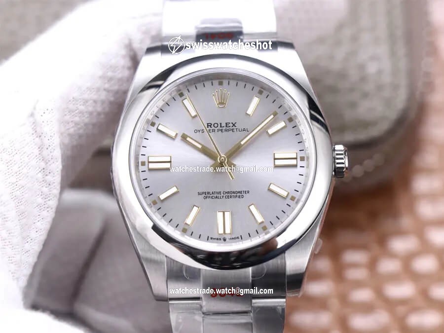 Rolex Oyster Perpetual M124300-0001 41MM EW Factory Silver Dial Rolex Oyster Perpetual M124300-0001 41MM EW Factory Silver Dial