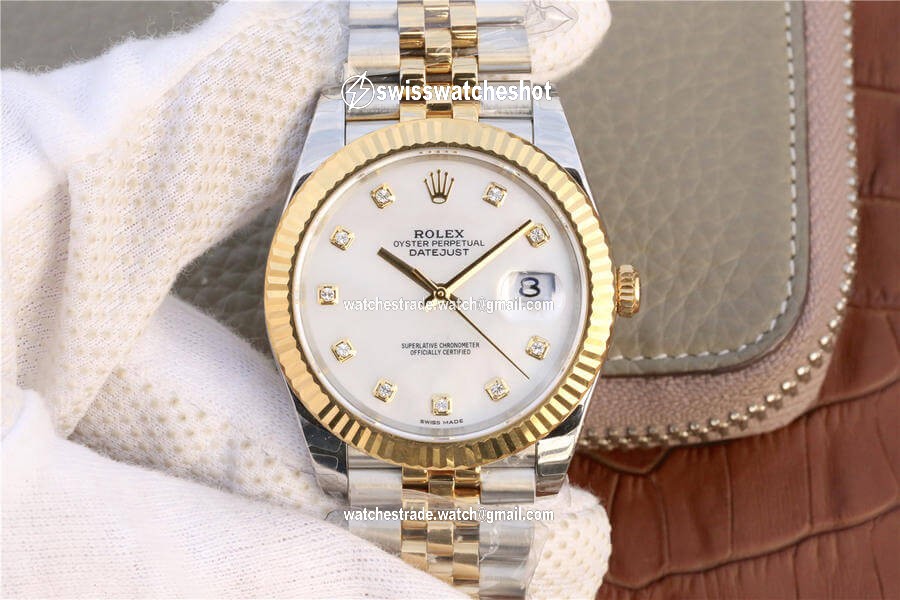 Rolex Datejust M126333-0018 EW Factory Yellow Gold White Dial Rolex Datejust M126333-0018 EW Factory Yellow Gold White Dial