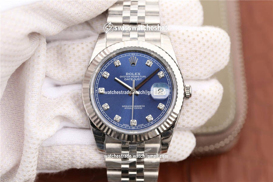Rolex Datejust M126334-0016 EW Factory Blue Dial Rolex Datejust M126334-0016 EW Factory Blue Dial
