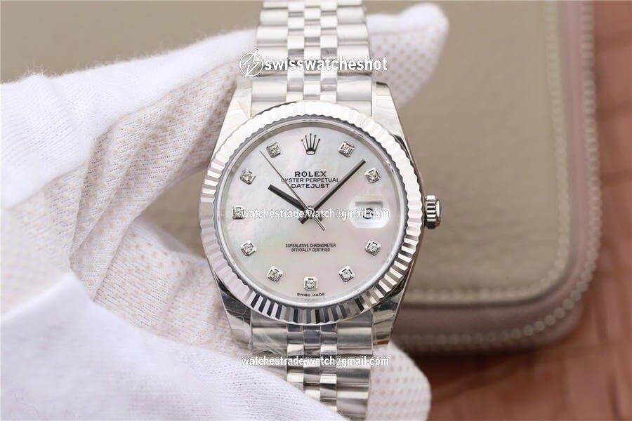 Rolex Datejust M126334-0020 EW Factory White Mother-Of-Pearl Dial Rolex Datejust M126334-0020 EW Factory White Mother-Of-Pearl Dial