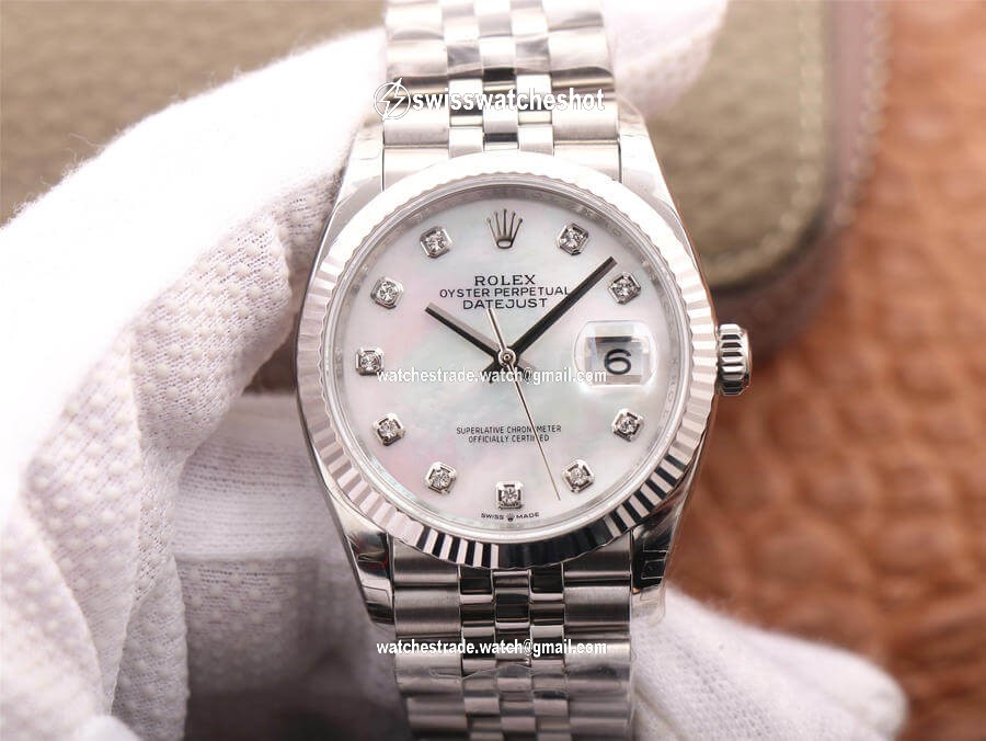 Rolex Datejust M126234-0019 EW Factory White Mother-Of-Pearl Dial Rolex Datejust M126234-0019 EW Factory White Mother-Of-Pearl Dial