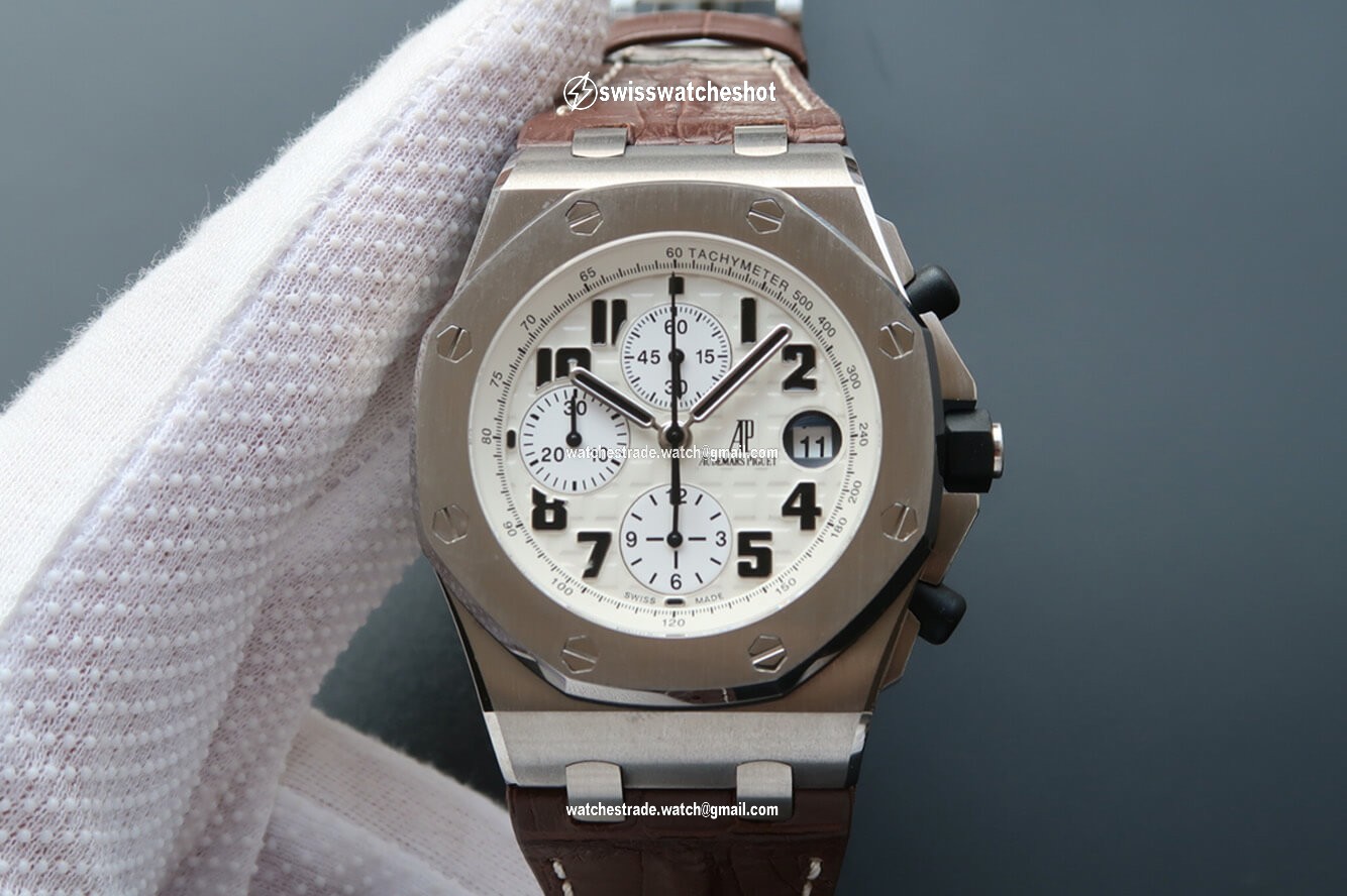 Audemars Piguet Royal Oak Offshore 26170ST.OO.D091CR.01 JF Factory White Dial Audemars Piguet Royal Oak Offshore 26170ST.OO.D091CR.01 JF Factory White Dial