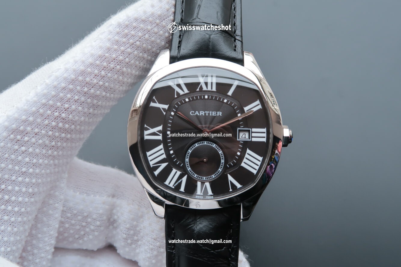 Drive De Cartier WSNM0009 V6 Factory Black Dial Drive De Cartier WSNM0009 V6 Factory Black Dial
