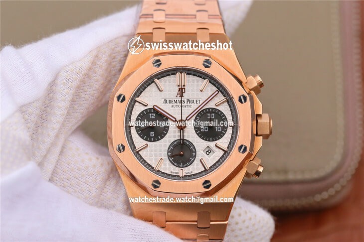 Audemars Piguet Royal Oak 26331 OM Factory Rose Gold White Dial Audemars Piguet Royal Oak 26331 OM Factory Rose Gold White Dial