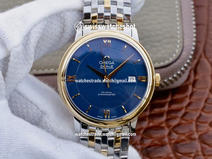 Omega De Ville 424.20.37.20.03.001 TW Factory Blue Dial Omega De Ville 424.20.37.20.03.001 TW Factory Blue Dial