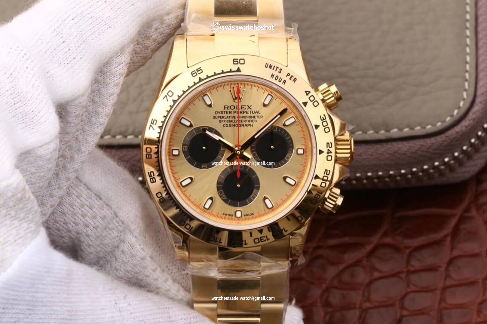 Rolex Daytona Cosmograph 116508 JH Factory Yellow Gold Dial Rolex Daytona Cosmograph 116508 JH Factory Yellow Gold Dial