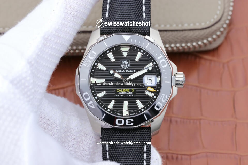 Tag Heuer Aquaracer 300M WAY211A.FC6362 V6 Factory Black Dial Tag Heuer Aquaracer 300M WAY211A.FC6362 V6 Factory Black Dial