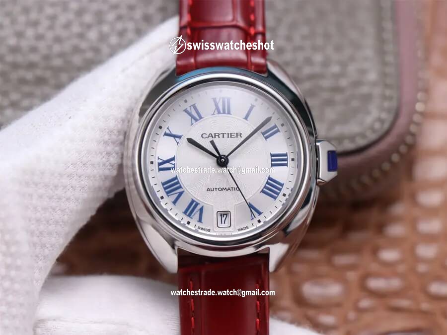 Cle De Cartier WSCL0017 V6 Factory White Dial Cle De Cartier WSCL0017 V6 Factory White Dial
