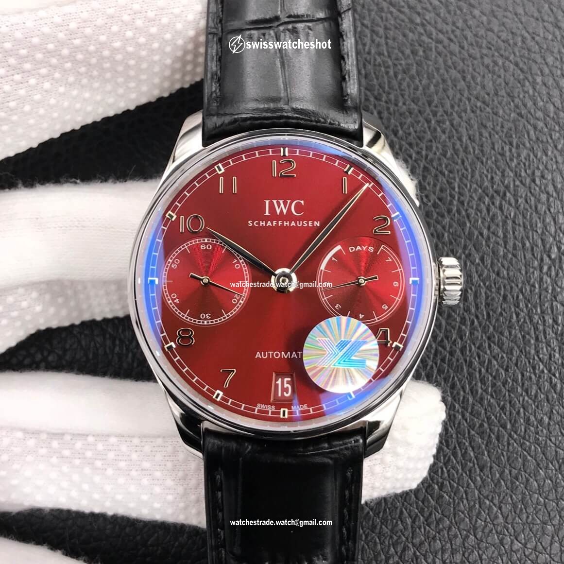 IWC Portugieser IW500714 ZF Factory Burgundy Red Dial IWC Portugieser IW500714 ZF Factory Burgundy Red Dial