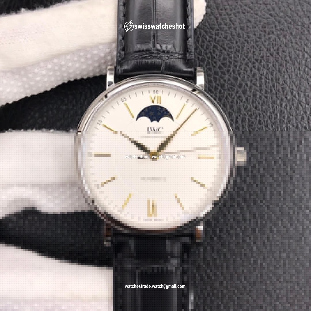 IWC Portofino Moon Phase IW459401 MKS Factory White Dial IWC Portofino Moon Phase IW459401 MKS Factory White Dial