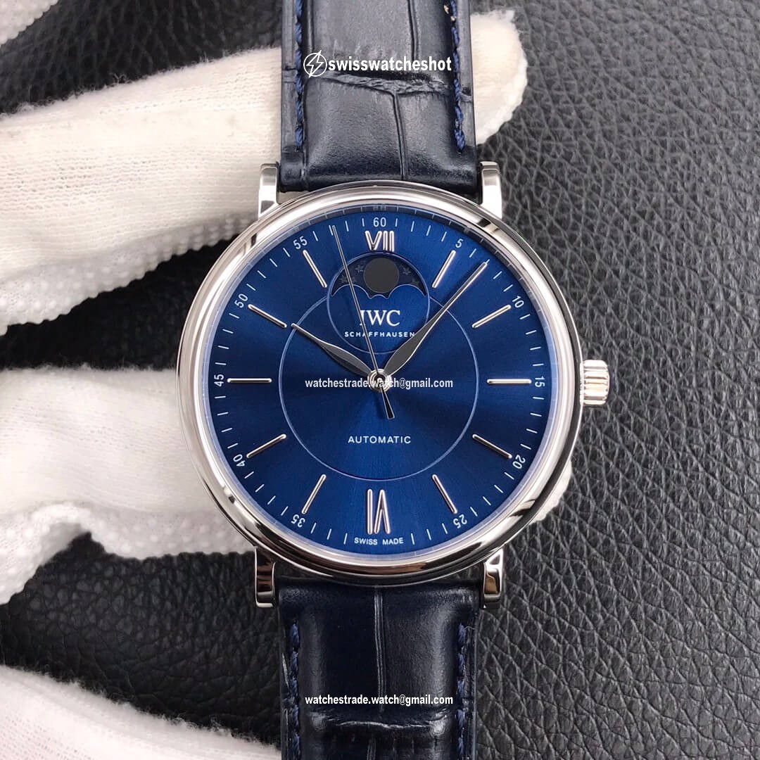 IWC Portofino Moon Phase IW459402 MKS Factory Blue Dial IWC Portofino Moon Phase IW459402 MKS Factory Blue Dial
