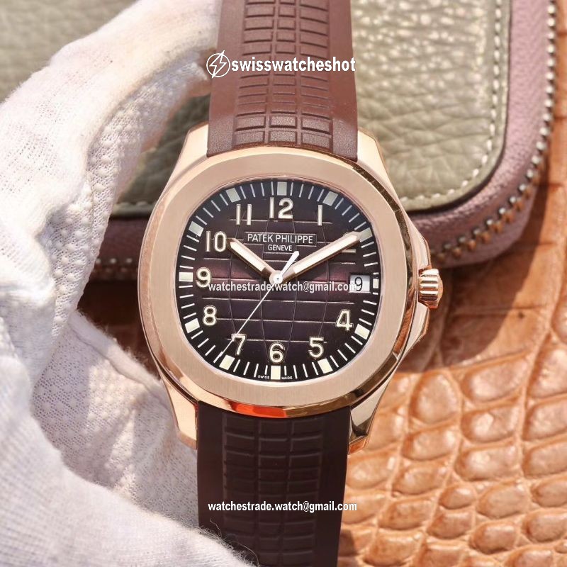 Patek Philippe Aquanaut 5167R-001 40mm ZF Factory Dark Brown Dial Patek Philippe Aquanaut 5167R-001 40mm ZF Factory Dark Brown Dial
