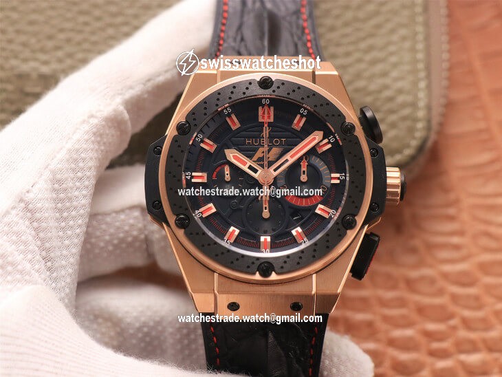 Hublot King Power Ferrari F1 V6 Factory Black Dial Rose Gold Hublot King Power Ferrari F1 V6 Factory Black Dial Rose Gold