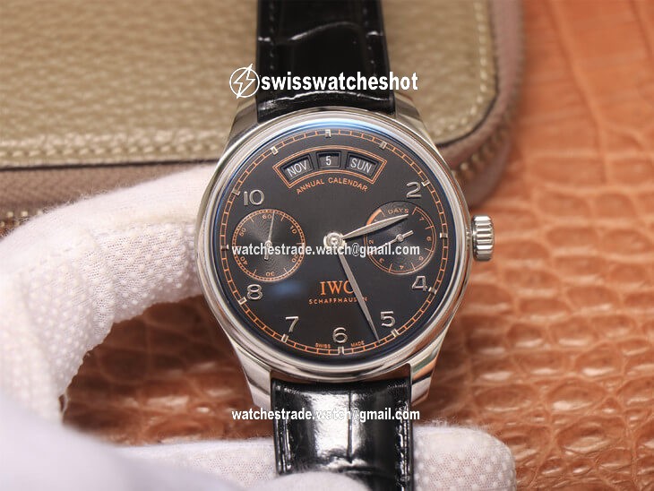 IWC Portugieser Pisa Version YL Factory Black Dial IWC Portugieser Pisa Version YL Factory Black Dial
