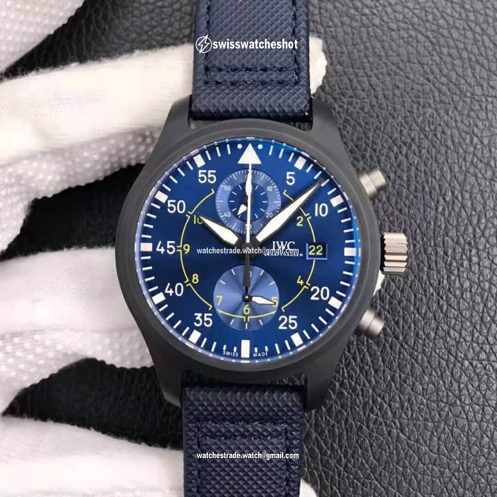 IWC Pilot Blue Angels IW389008 ZF Factory Ceramics IWC Pilot Blue Angels IW389008 ZF Factory Ceramics