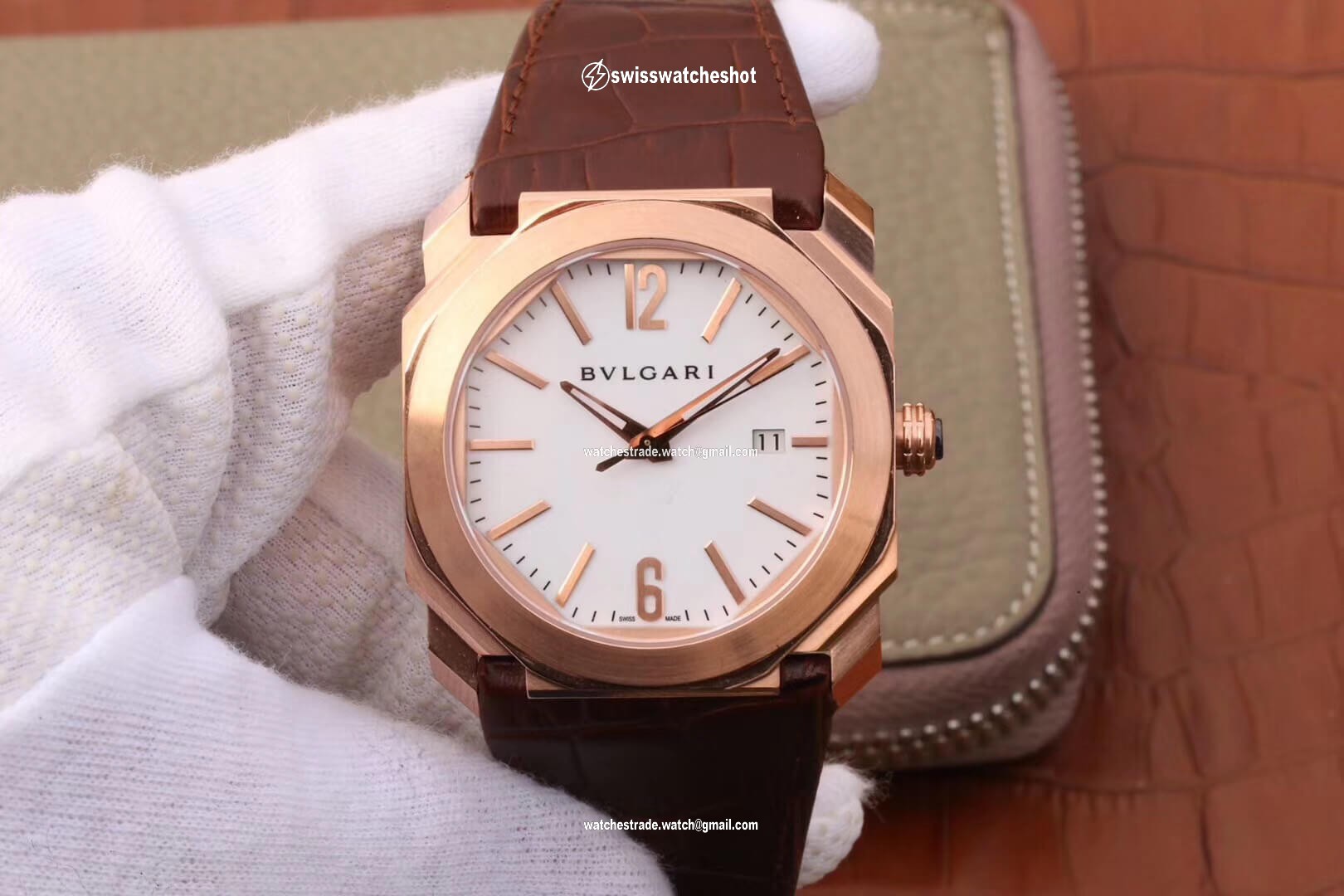 Bvlgari Octo 102119 BGOP38WGLD White Dial Bvlgari Octo 102119 BGOP38WGLD White Dial