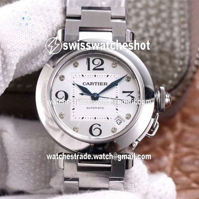 Cartier Pasha W31073M7 V9 Factory Silver Dial Cartier Pasha W31073M7 V9 Factory Silver Dial