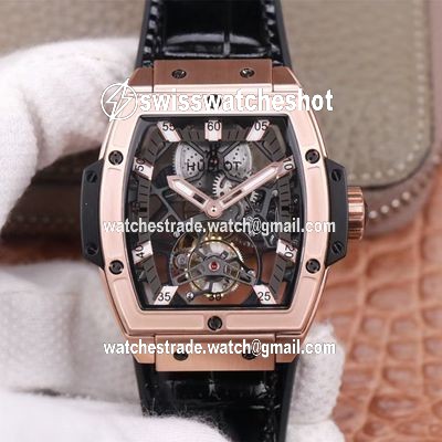 Hublot Masterpiece Tourbillon 906.OX.0123.VR.AES13 JB Factory Rose Gold White Hour Hublot Masterpiece Tourbillon 906.OX.0123.VR.AES13 JB Factory Rose Gold White Hour