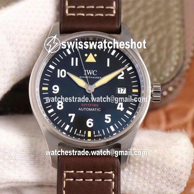 IWC Pilot Spitfire IW326803 MKS Factory Black Dial IWC Pilot Spitfire IW326803 MKS Factory Black Dial