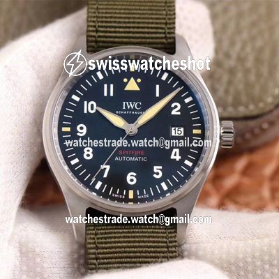 IWC Pilot Spitfire IW326801 MKS Factory Black Dial IWC Pilot Spitfire IW326801 MKS Factory Black Dial